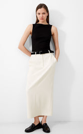 FRENCH CONNECTION HARRIE SUITING MIDI SKIRT